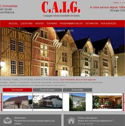 Cie auboise immobiliere gestion - www.caig.fr