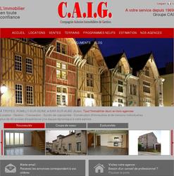 Compagnie auboise immobilire de gestion c.a.i.g. - www.caig.fr